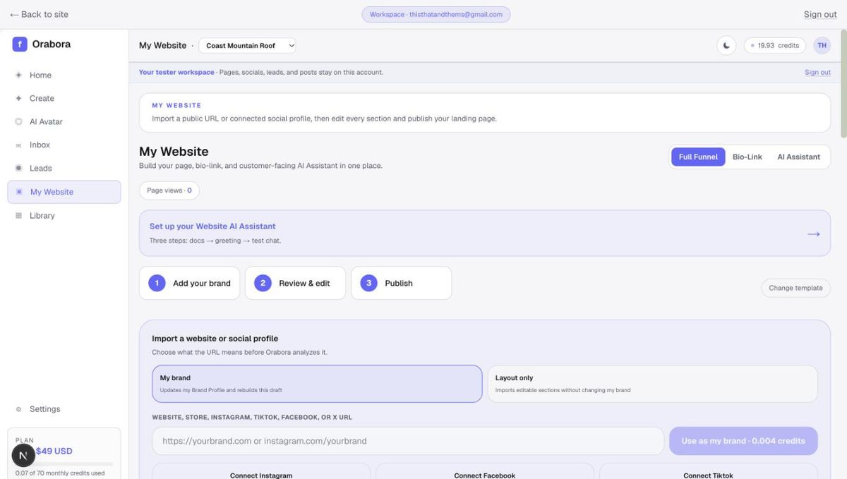 Build your page